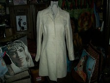 Liquid Picturesque Ivory Tweed Peacoat Size 10