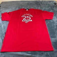 Old Time Sports Detroit Red Wings McCarty 25 Hockey T-Shirt Retro Mens Large