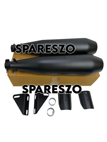 "MOTO MARVELS MATT BLACK, EXHAUST" FIT FOR ROYAL ENFIELD SHOTGUN 650 - Picture 12 of 23