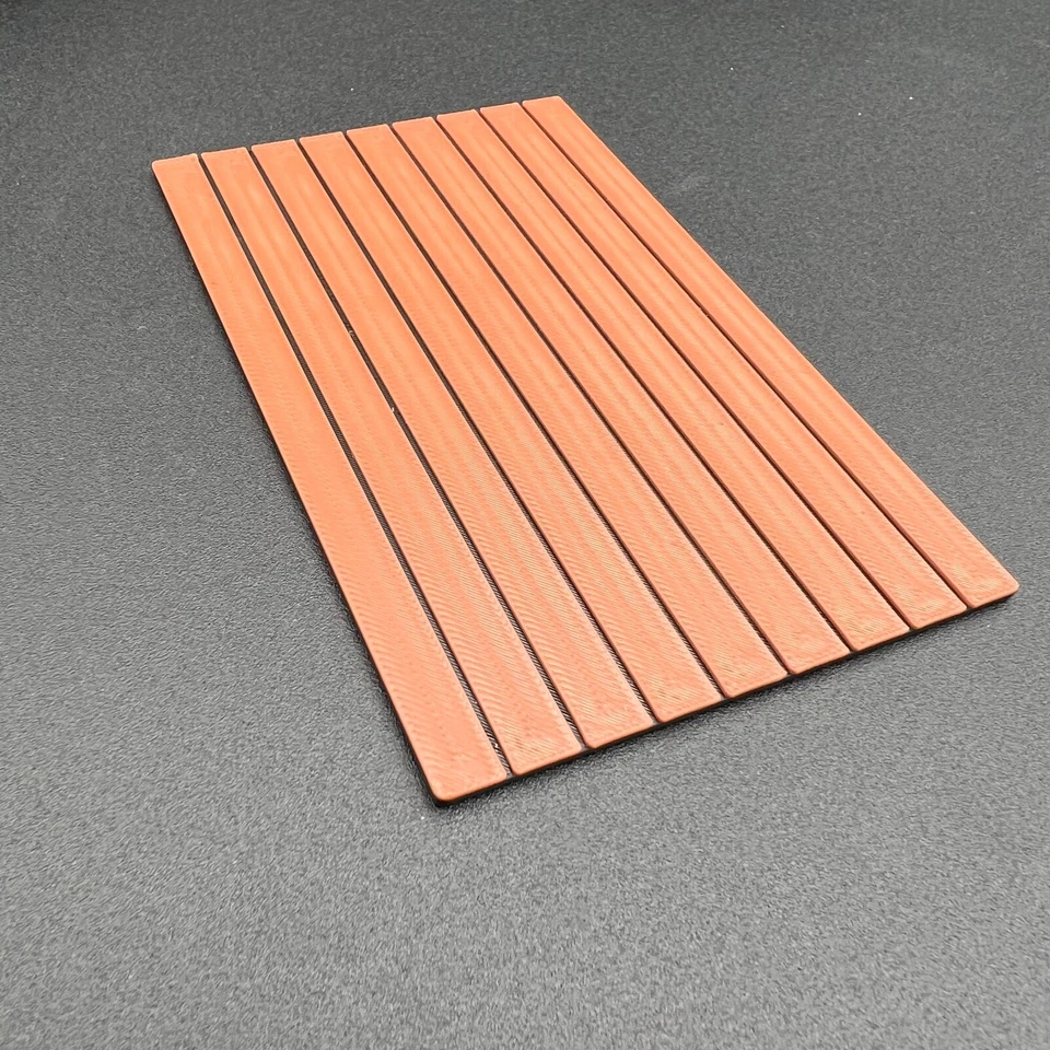 Actualización de piso de madera para remolque Trx4m escala 1/18 accesorios doble cara Foto 3 de 4