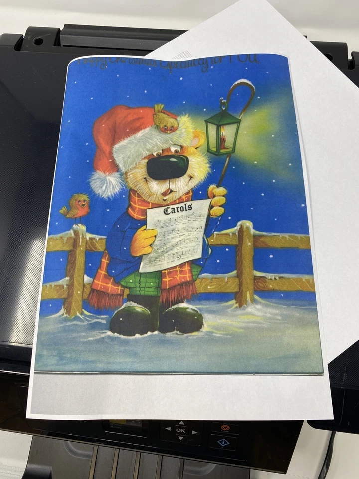 Epson XP-520 WIFI Drucker mit extra Tinten voll funktionsfähig super Druck Kratzer - Bild 3 von 4