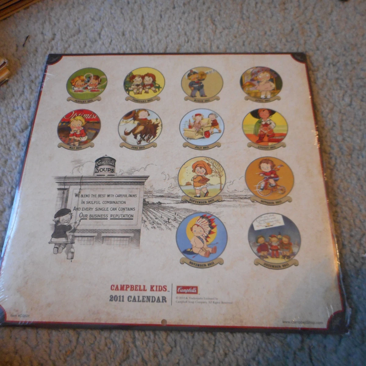 Campbell's Soup, 2011 12 Month Calendar NIP, Factory Sealed | eBay