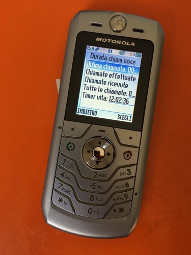 Telefono Motorola L6 Silver Metal Bluetooth Slim. Sbloccato Unlocked - Foto 9 di 11