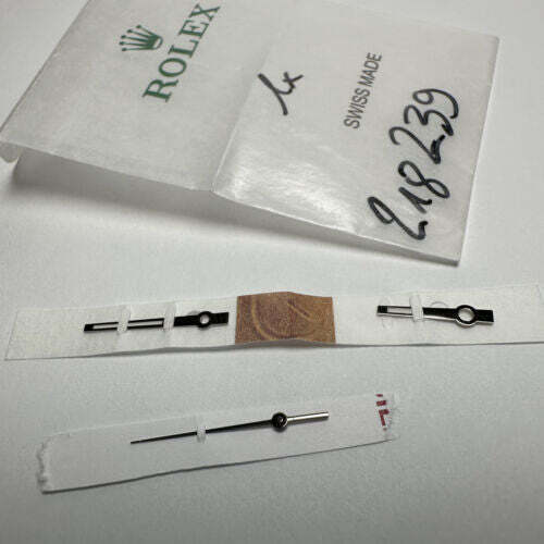 Rolex Daydate Day Date White Or 218209 218239 Hands Set NOS - Photo 1 sur 2