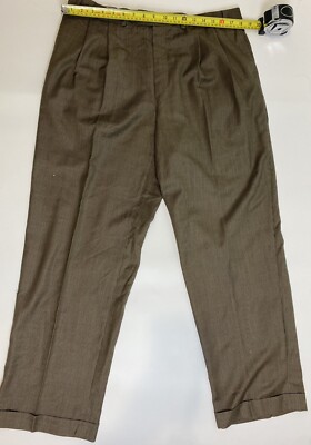 VINTAGE Polo Ralph Lauren Pants Men 38x30 Brown Cashmere