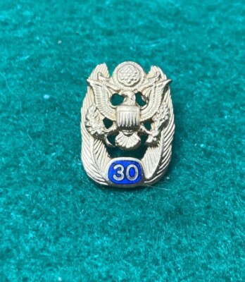 US State Department Diplomatic Security Service Longevity Lapel Pin - 30 Years