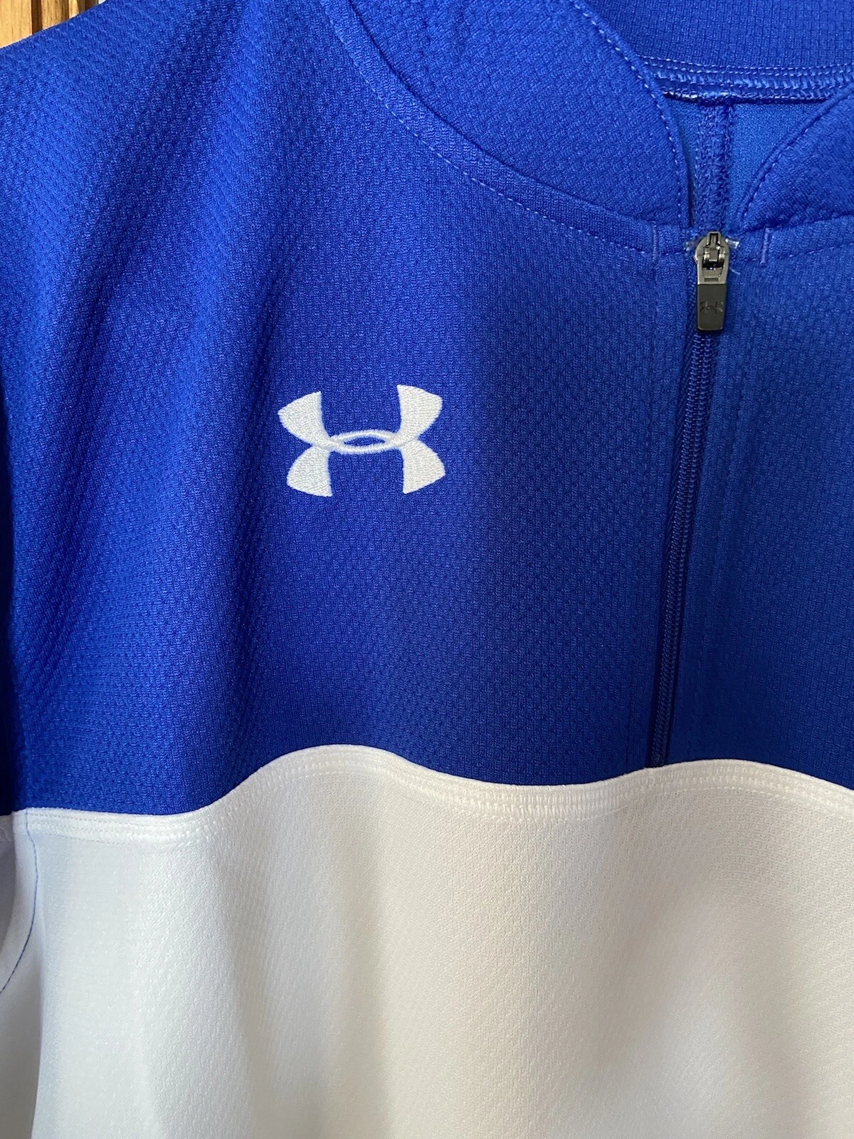 COACH Maglione uomo Under Armour UA squadra manica lunga allenatore 1 4 zip taglia small nuovo senza etichette