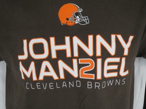 Cleveland Browns Johnny Manziel Youth Size M Medium 10/12 Shirt MSPR $22 - Picture 2 of 4