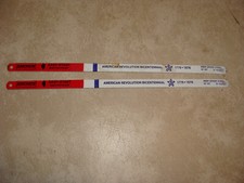 Vintage 2 Simonds Hacksaw Blades - American Revolution Bicentennial - 1776-1976