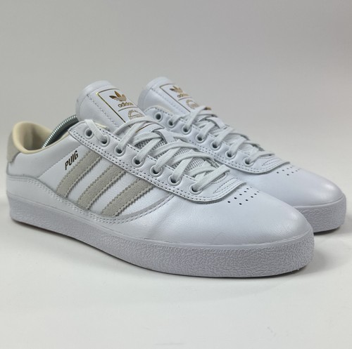 Adidas Lucas Puig Mens 8 White Skateboarding Shoes Sneakers Leather Low HP9753 - Picture 2 of 10