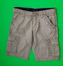 TOMMY HILFIGER DARK KHAKI BOYS CARGO SHORTS SIZE 7 - A25/8