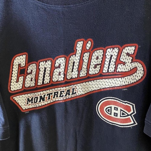 Vintage Montreal Canadiens T Shirt XL NHL Hockey - Picture 3 of 4