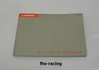 Original Honda Civic 5 Door, MA 8, 1995 Edition, Drivers Manual, German