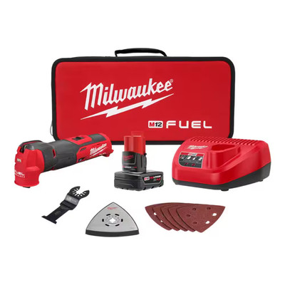 M12 FUEL 12V Lithium-Ion Cordless Oscillating Multi-Tool Kit with 4.0 Ah Battery