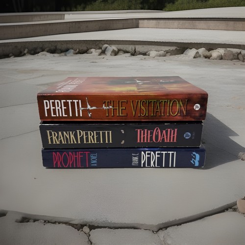 Frank Peretti The Oath,The Visitation, Prophet Lot Of 3 Hardcover and PB Books - Picture 2 of 7