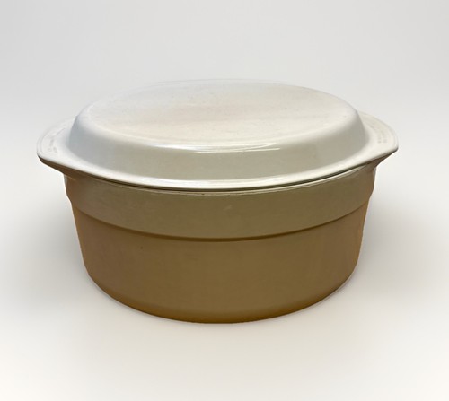 Vintage Anchor Hocking Microware 5 Qt Microwave Cooker Dutch Oven with Lid USA