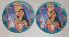 Disney Pocahontas 90s Plastic Plate 8”  Zak Designs Lot Of 2 U252
