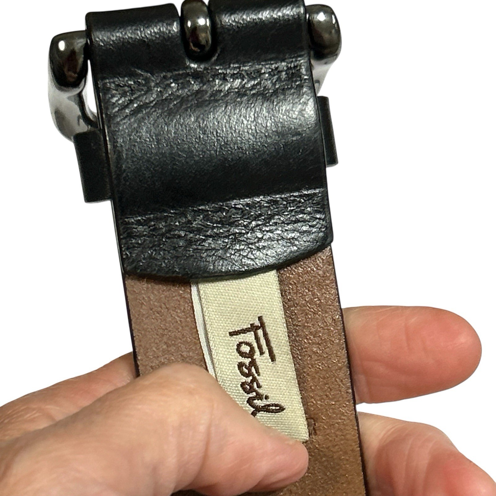 Fossil Genuine Leather Patchwork Brown/Black Men'… - image 9