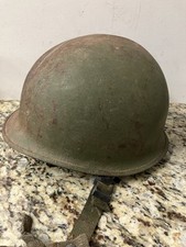 ORIGINAL WWII US ARMY M1 HELMET SHELL, FRONT SEAM,  All Original (#2) on The Hot Collector