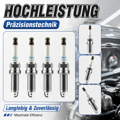 Für Nissan Fahrzeugmodelle langlebig Top NGK Zündkerze 4x OE 5118 PLZKAR6A11