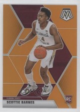 2021-22 Panini Chronicles Draft Picks Mosaic Orange Scottie Barnes #257 0nn9