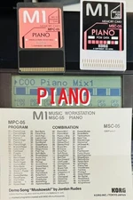 Korg MPC-05 + MSC-05 Data Cards for M1 ACCESSORY VINTAGE PERFECT CIRCUIT