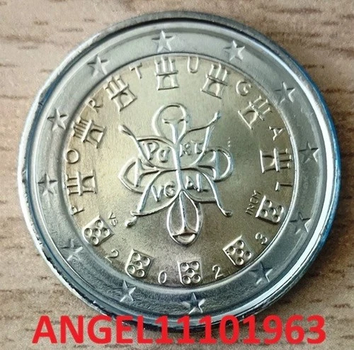 2023 €2 PORTUGAL NATIONAL SIDE OF THE COUNTRY. FRESHLY TAKEN OUT OF THE ROLL.