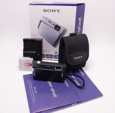 Sony Cyber-shot DSC-T200 8.1MP Digital Camera - Black w/ Extras