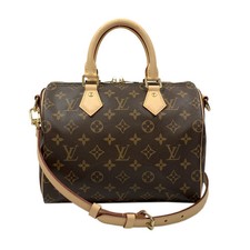 Louis Vuitton Speedy Bandouliere Boston Bag Canvas Monogram Brown