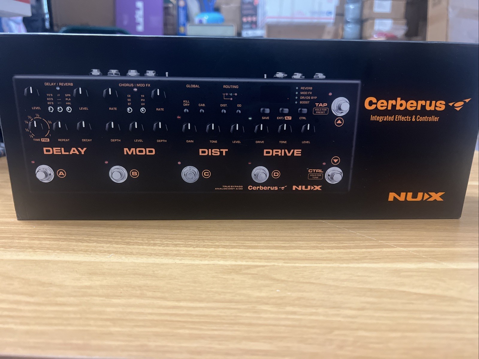NUX Cerberus Multi Effect Unit w/ Analog Drives -NEW