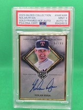 2024 Topps Gilded Collection - Gold Framed Hall of Famer Autographs Nolan...