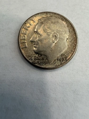 1957-P Roosevelt Dime — photo from the most recent tracked eBay sale