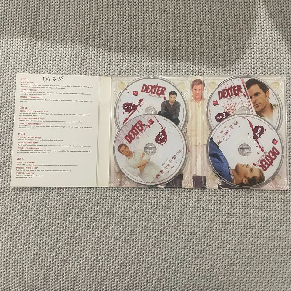 Dexter Season 1 Region 4 DVD Season 1 Box Set Collection No Dust Cover - Image 4 of 4