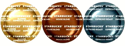 NESPRESSO PRO PODS X 57 STARBUCKS ALLE 3 PREMIUM GESCHMACKSRICHTUNGEN 3 X 19 POD KAPSELN MIX