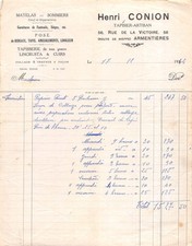 1944 MATELAS SOMMIERS HENRI CONION A ARMENTIERES