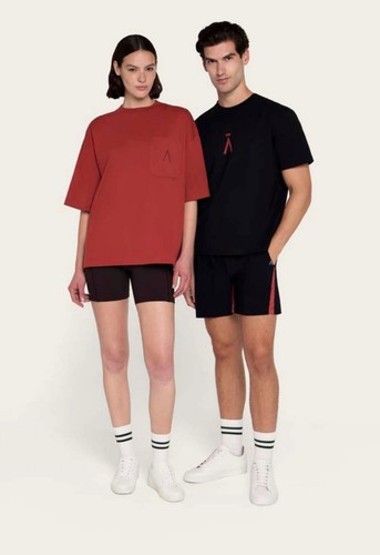 Aman Essentials Unisex Oversized Pocket Tee - Clay XS - Picture 3 of 5