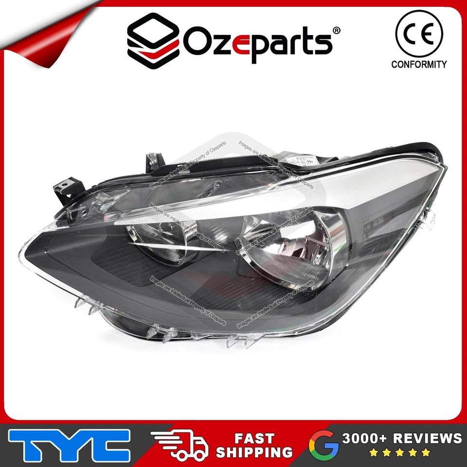 LH LHS Left Hand Head Light Lamp (Non HID) For BMW 1 Series F20 Hatch 2011~2015 - Image 2 of 4