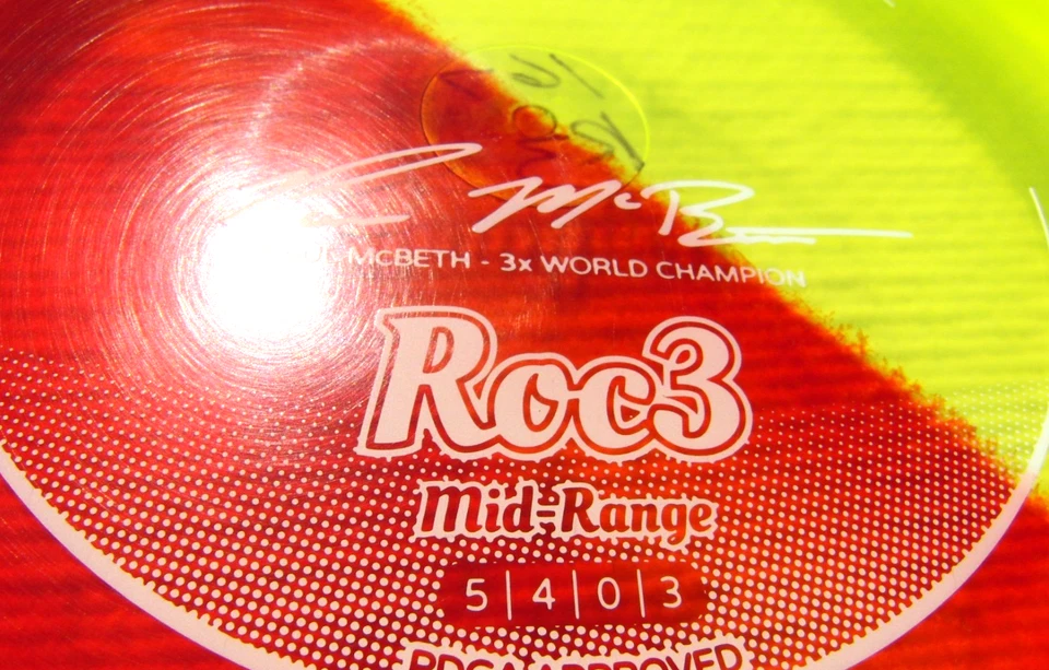 Innova Paul McBeth 3X Champion Roc3 - BBD Red 50/50 Dye - Penned Shallow 168G - Image 2 of 4