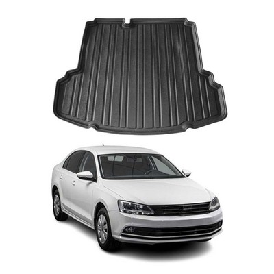 Kofferraumwanne Laderaumwanne für VW Jetta 2011-2014 Gummi TPE Schwarz