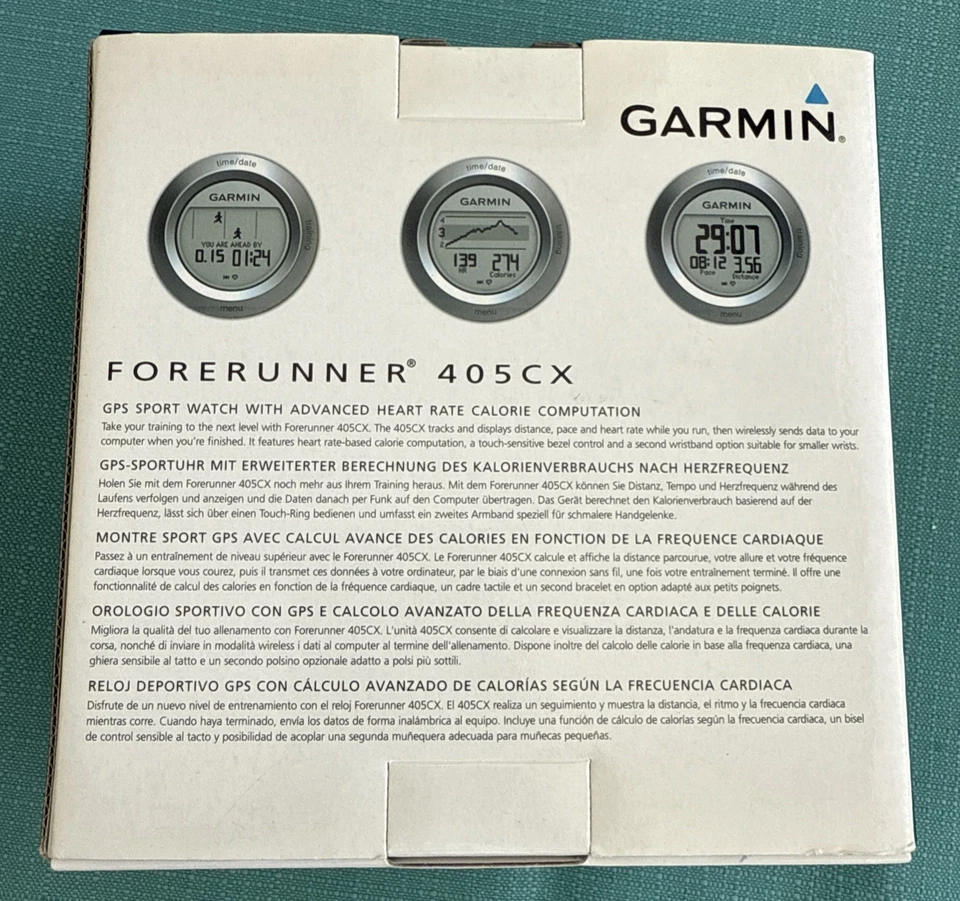 Garmin Forerunner 405 CX GPS-Enabled Sports Watch NIP - Image 2 of 3