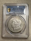 1879-CC Capped Die Morgan Silver Dollar $1 Carson City PCGS Certified AU B045