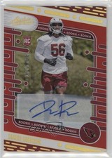2024 Absolute Rookies Red Spectrum Signatures 77/100 Darius Robinson Auto 1a39