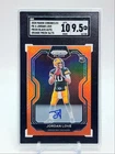 JORDAN LOVE 2020 CHRONICLES PRIZM BLACK ORANGE ROOKIE AUTO /75 SGC 9.5 Q4172