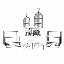 14 Pieces Sweet Treat Display Stand Set Tiered for Celebrations