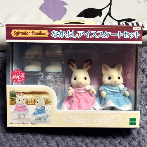 Sylvanian Families Friends Eislauf-Set EPOCH CalicoCritters Kaninchen Katze Japan