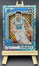 2024-25 Donruss Optic KJ Simpson Jr. 294 Checkerboard (RC) Case Hit SSP Hornets