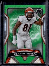 2024 Topps Resurgence Jermaine Burton RC Green Surge Rookie #/175 Bengals