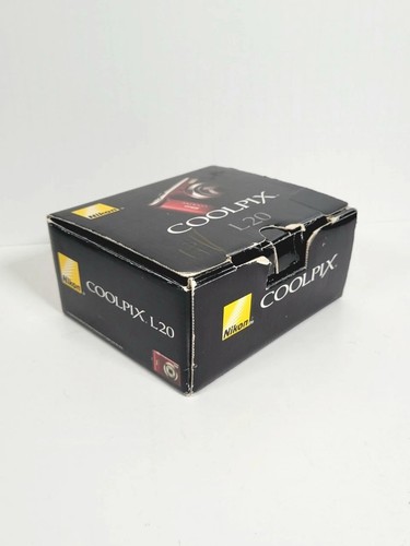 MINT COND. Nikon Coolpix L20 10.0MP Digital Camera Deep Red – 2GB SD Card - Picture 13 of 14