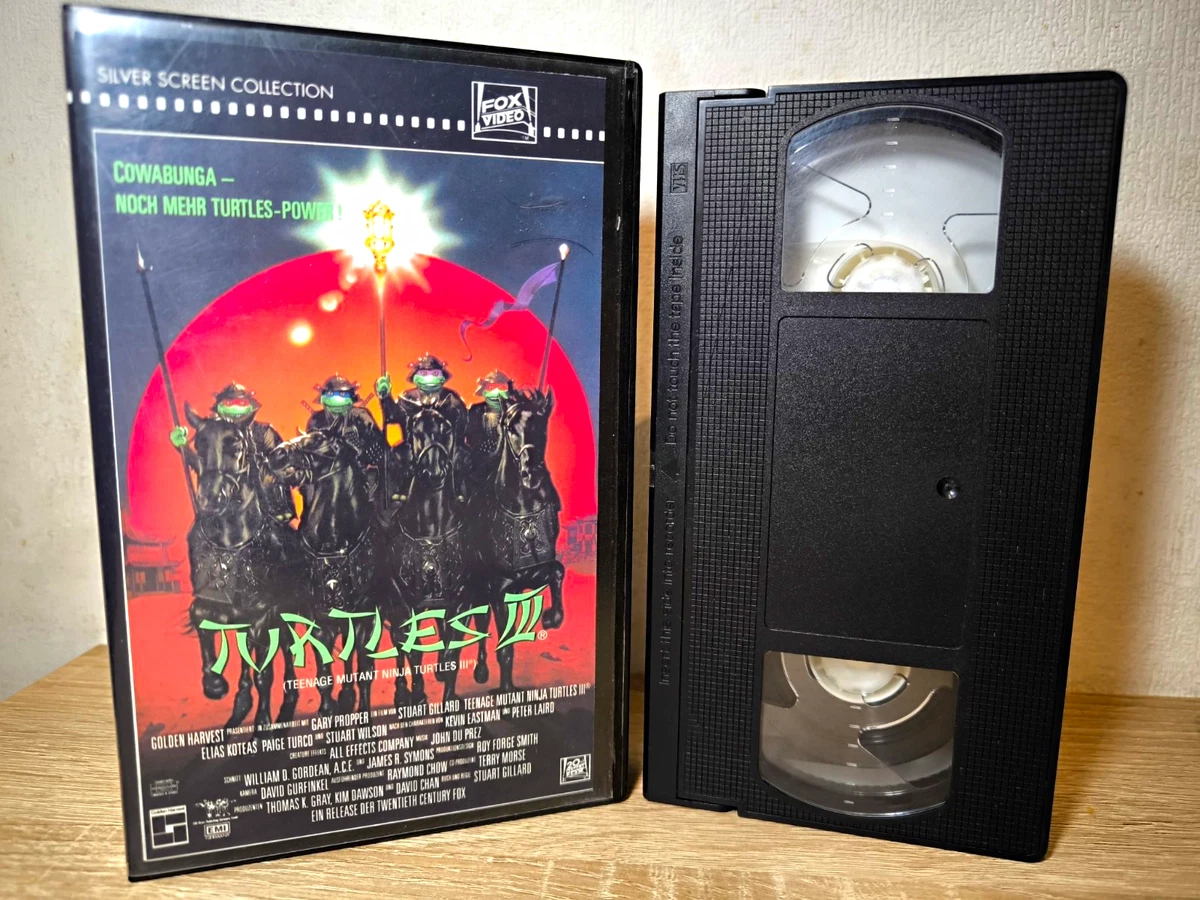 [VHS] ►TURTLES III (Teenage Mutant Ninja Turtles III)◀︎ Silver Screen Collection
