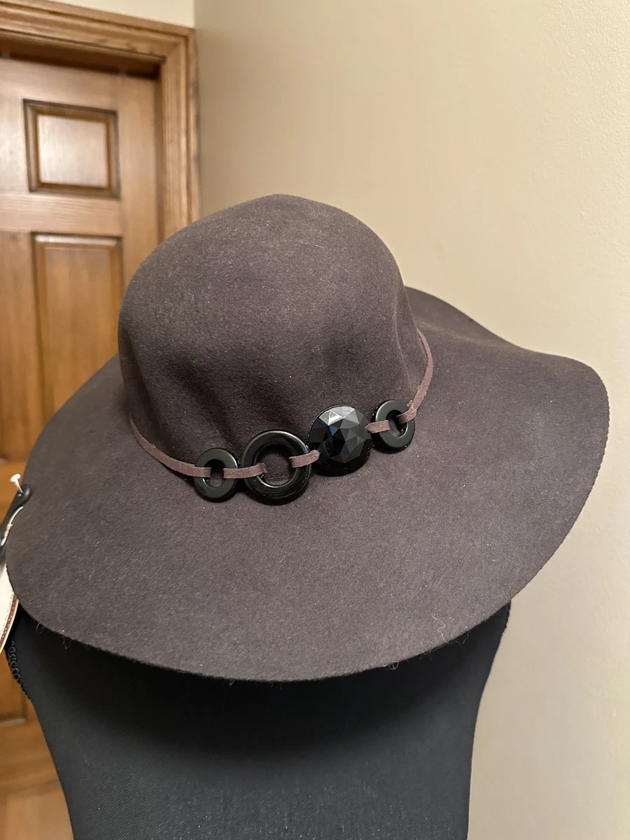 Scala Collezione Brown 100% Wool Floppy 4\
